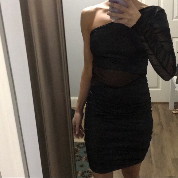 Eric Daman by Charlotte Russe One Sleeve Dress Xs - Picture 4 of 8